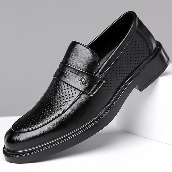 MEN'S CASUAL SLIP-ON HOLLOW DRESS SHOES 89248434S