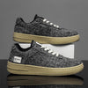 MEN'S BREATHABLE CASUAL THICK SOLE LINEN CANVAS SNEAKERS 42339517S