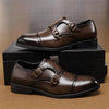 MEN'S CLASSIC BUCKLE FORMAL LEATHER SHOES 24867624YL