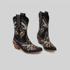 MEN'S POINTED RETRO EMBROIDERED BOOTS 14016538YL