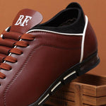 MEN'S RETRO CASUAL LACE UP LEATHER SHOES 67977352YL