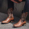 MEN'S STYLISH EMBROIDERED V-NECK WESTERN COWBOY BOOTS 98968982S