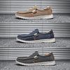 MEN'S CASUAL BREATHABLE SLIP-ON CANVAS SHOES 04386164S