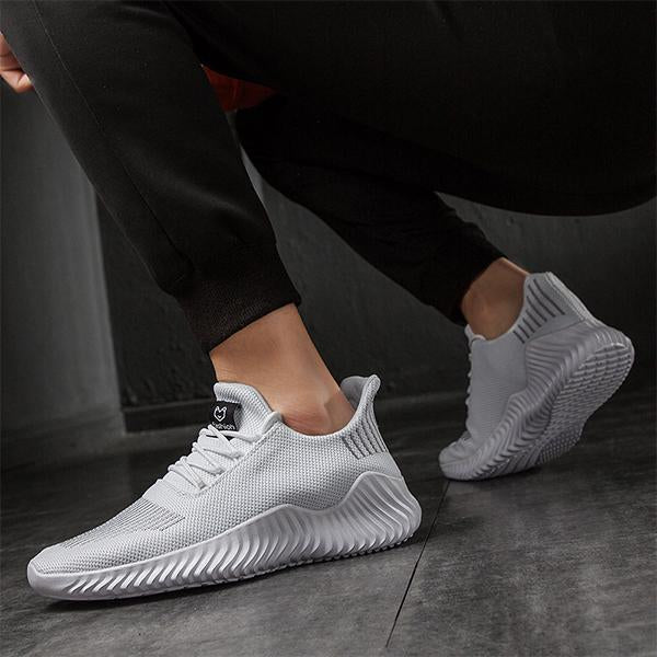 MEN'S STYLISH LIGHTWEIGHT MESH LACE-UP SNEAKERS 20728094S