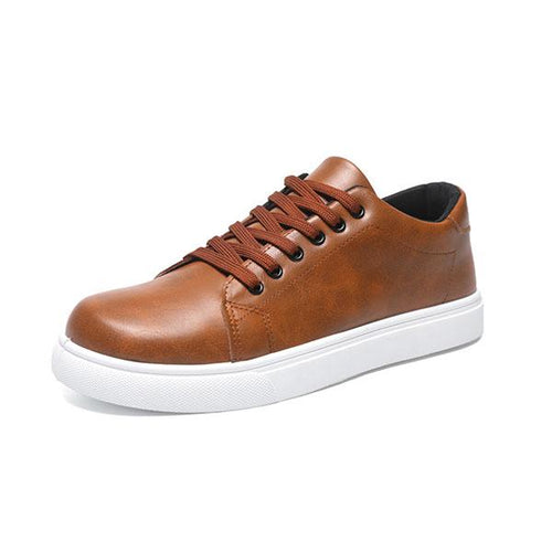 MEN'S LACE UP CASUAL LEATHER SHOES 59800363YL