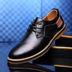 MEN'S CASUAL HAND-STITCHED LACE-UP DRESS SHOES 36734545S