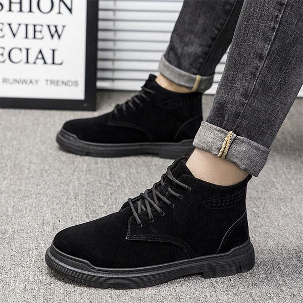 MEN'S CASUAL VINTAGE LACE UP BOOTS 98246307YL