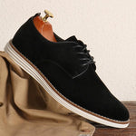 MEN'S RETRO SUEDE LACE-UP LOW-TOP SNEAKERS 54144574S