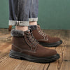 MEN'S CASUAL NUBUCK LEATHER LACE UP SNOW BOOTS 06750489S