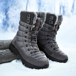 MEN'S OUTDOOR HIKING LACE-UP SNOW BOOTS 40792441S