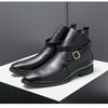 MEN'S BUSINESS HIGH TOP LEATHER BOOTS 16916286YL