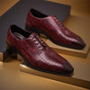 MEN'S STYLISH BUSINESS STONE PATTERN DRESS SHOES 48518761S