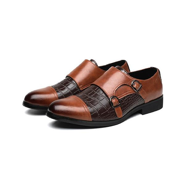 MEN'S RETRO FORMAL LEATHER SHOES 67908342YL