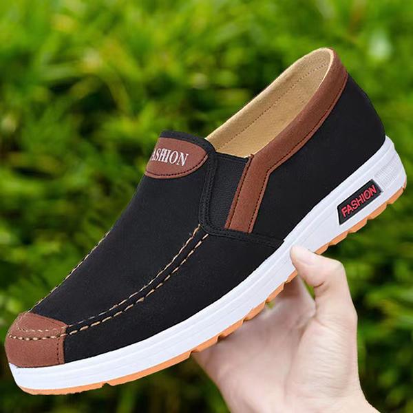 MEN'S SLIP-ON BREATHABLE CASUAL CANVAS SHOES 26324103S