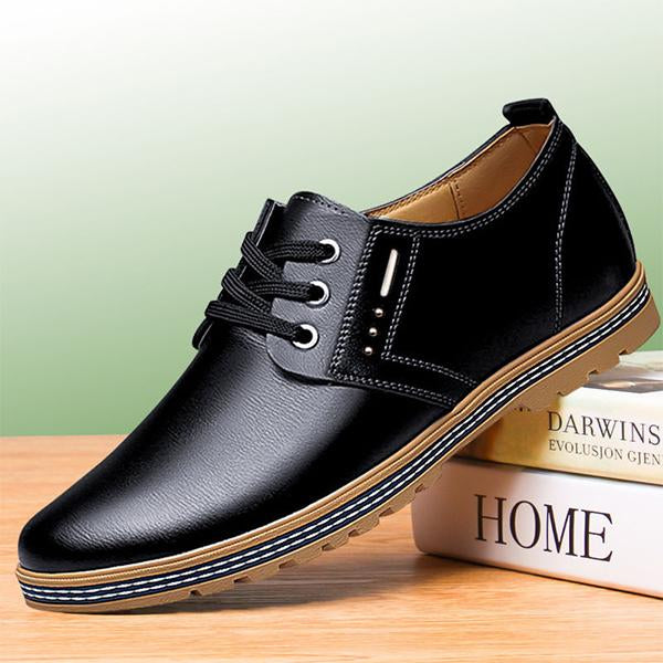 MEN'S LACE-UP BREATHABLE CASUAL BUSINESS SHOES 84632855S