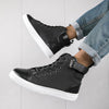 MEN'S DAILY HIGH-TOP CASUAL CANVAS SHOES 38076484S