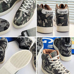 MEN'S CASUAL CAMOUFLAGE CANVAS HIGH-TOP SNEAKERS 81158803S