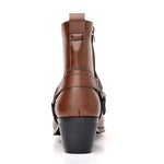 MEN'S CLASSIC BUSINESS DRESS HIGH HEELS LEATHER SHOES 04368645YL