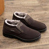 MEN'S CASUAL WARM PLUSH SLIP-ON COTTON SHOES 28175313S