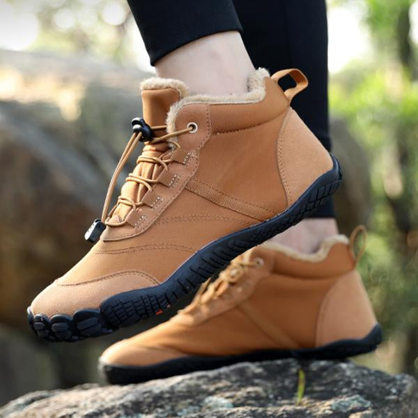 MEN'S OUTDOOR MOUNTAIN CLIMBING PLUSH COTTON SHOES 55005394S