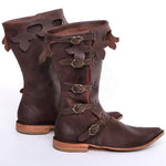 MEN'S MEDIEVAL RETRO LEATHER BOOTS 67668447YL