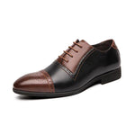 MEN'S BROGUE BUSINESS COLOR BLOCK WEDDING SHOES 60968195S