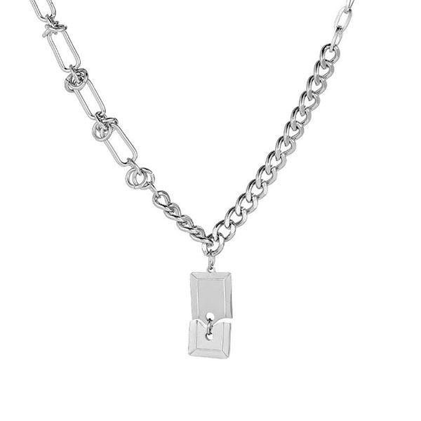 MEN'S TITANIUM STEEL VERSATILE NECKLACE 36957037YL