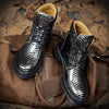 MEN'S CREATIVE SERPENTINE LACE UP BOOTS 58251103YL