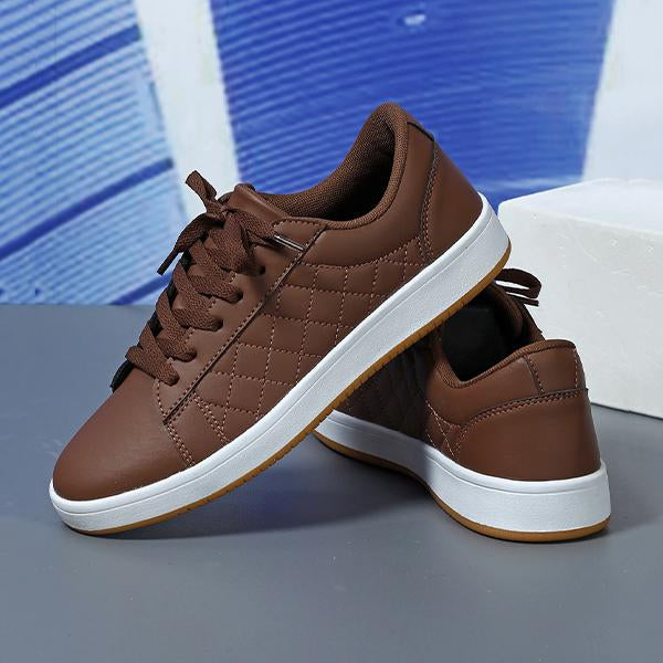 MEN'S DAILY LACE-UP THICK-SOLED CASUAL SNEAKERS 96854608S