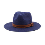 MEN'S BELT ACCESSORIES STRAW BEACH PANAMA HAT 36386586S