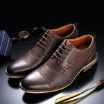 MEN'S CASUAL RUBBER SOLED BUSINESS DRESS SHOES 71036395S