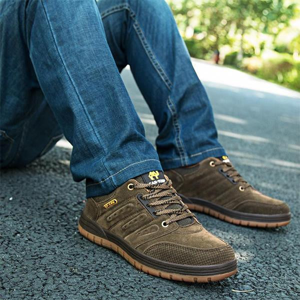 MEN'S OUTDOOR THICK-SOLED WEAR-RESISTANT CASUAL SNEAKERS 65643155S