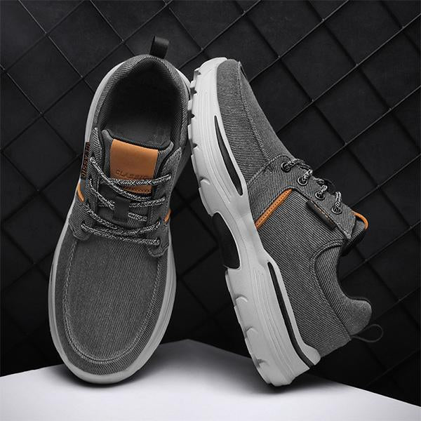 MEN'S WIDE FOOTED OUTDOOR CASUAL CANVAS SHOES 75163541YL