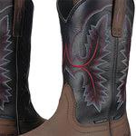 MEN'S RETRO ROUND TOE EMBROIDERED BOOTS 26612653YL