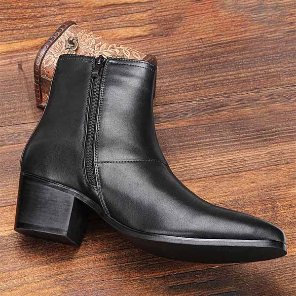 MEN'S BLACK ROOT CHELSEA ANKLE BOOTS 99295517YL