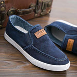 MEN'S RETRO NON-SLIP SLIP-ON CANVAS SHOES 46569144S