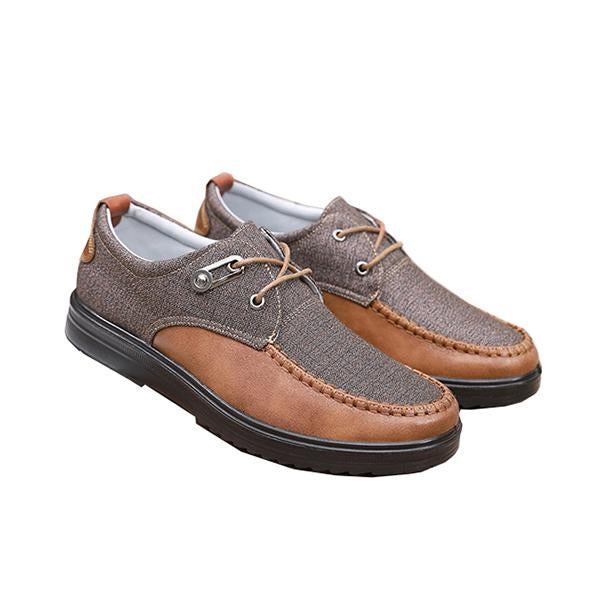 MEN'S LACE UP CASUAL CLOTH SHOES 87164252YL