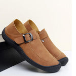 MEN'S RETRO SHALLOW SOFT SOLED LEATHER SHOES 46989256YL