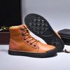 MEN'S RETRO HAND-SEWN NON-SLIP CASUAL LACE-UP BOOTS 53841113S