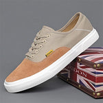 MEN'S BREATHABLE CLASSIC CONTRAST COLOR CANVAS SHOES 94480016S