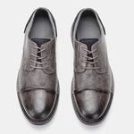 MEN'S RETRO LACE UP FORMAL LEATHER SHOES 60444988YL