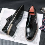 MEN'S FASHION STITCHING BUSINESS FORMAL SHOES 50836621S