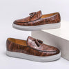 MEN'S STONE PATTERN SLIP-ON CASUAL SHOES 11449658S