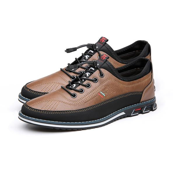 MEN'S CASUAL CONTRAST COLOR EMBROIDERY CASUAL SHOES 26654633S