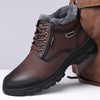 MEN'S CASUAL PLUSH LINED OUTDOOR SNOW BOOTS 37162775S