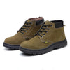 MEN'S CASUAL LACE-UP NON-SLIP WEAR-RESISTANT WORK BOOTS 86853496S