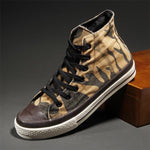 MEN'S CLASSIC LACE-UP RETRO CAMOUFLAGE CANVAS SHOES 61198095S