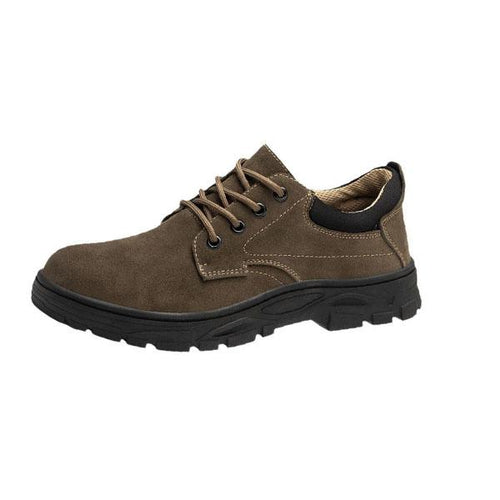 MEN'S LIGHTWEIGHT STEEL TOE CONSTRUCTION SAFETY SHOES 64315685YL