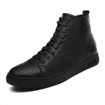 MEN'S STYLISH CASUAL SIDE ZIPPER LACE-UP SHOES 96928390S