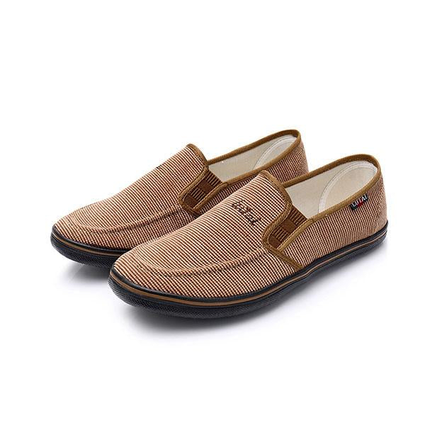 MEN'S RETRO CASUAL LIGHTWEIGHT AND BREATHABLE LEISURE LOAFERS 33507891YL